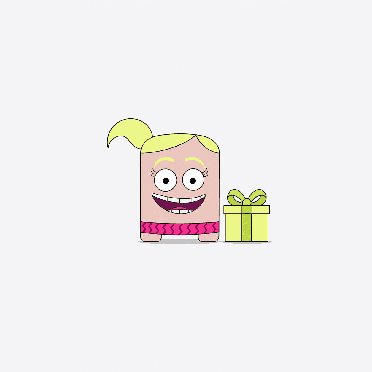 T.Toys characters celebrating a seasonal brand experience
